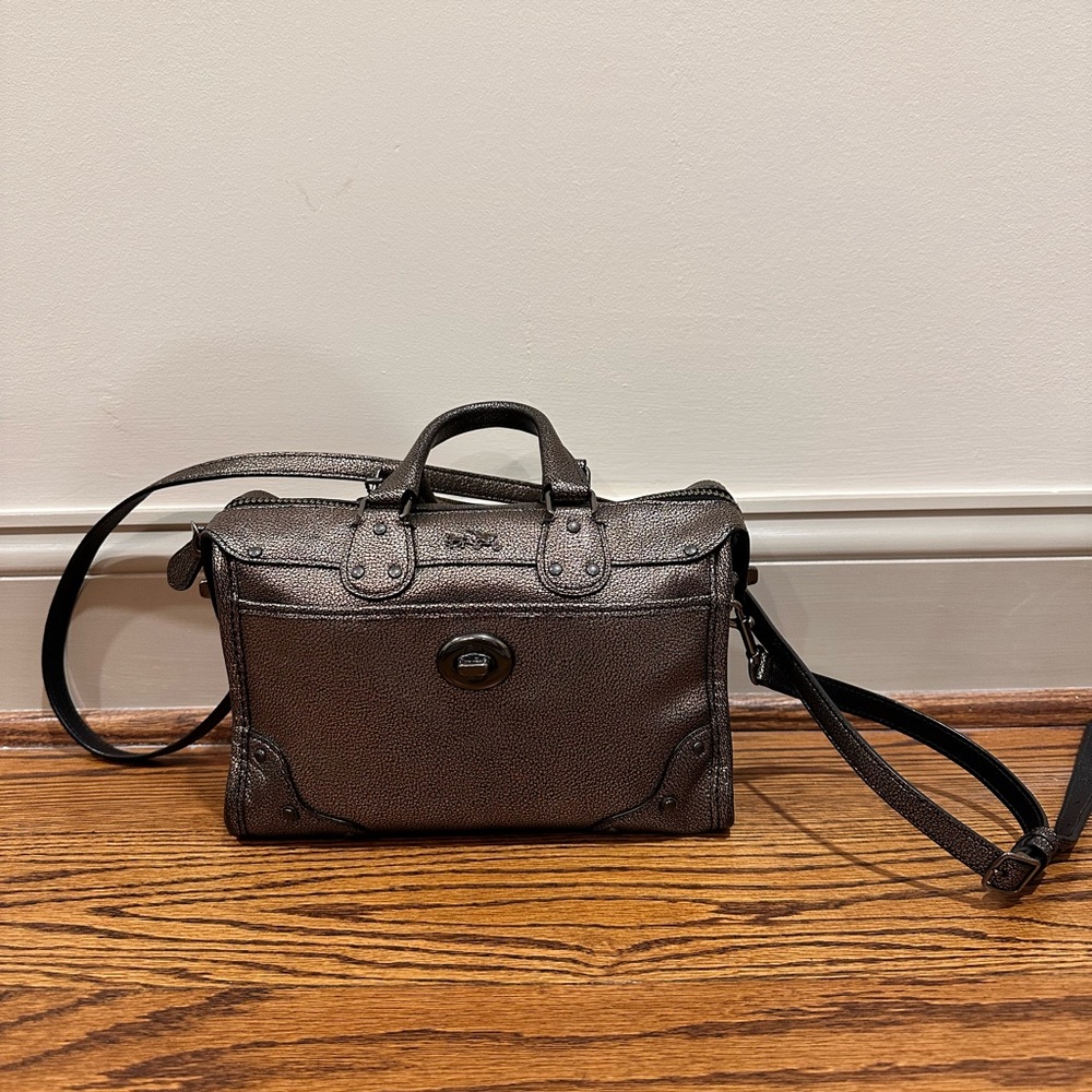 Coach Metallic Rhyder Satchel Fall 2014 - Picture 3 of 5